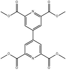 2,2',6,6'-TETRAKIS(METHOXYCARBONYL)-4,4'-BIPYRIDINE Struktur