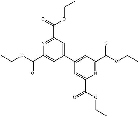 4,4'-联吡啶]-2,2',6,6'-四甲酸四乙酯,124558-63-0,结构式