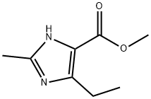 甲基 4-乙基-2-甲基-1H-咪唑-5-羧酸酯,1245644-44-3,结构式