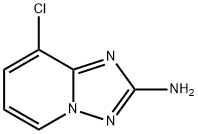 8-クロロ-[1,2,4]トリアゾロ[1,5-A]ピリジン-2-アミン 化学構造式