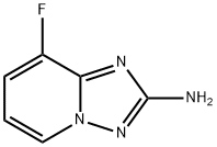 8-fluoro-[1,2,4]triazolo[1,5-a]pyridin-2-amine Struktur