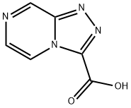 [1,2,4]トリアゾロ[4,3-A]ピラジン-3-カルボン酸 化学構造式
