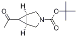 (1ALPHA,5ALPHA)-6-乙酰基-3-氮杂双环[3.1.0]己烷-3-羧酸叔丁酯, 1245645-37-7, 结构式