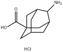 4-氨基金刚烷-1-羧酸盐酸盐 结构式