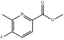 Methyl5-fluoro-6-methylpicolinate Structure