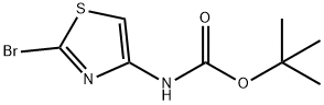 (2-溴噻唑-4-基)氨基甲酸叔丁酯, 1245647-95-3, 结构式