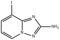 8-iodo-[1,2,4]triazolo[1,5-a]pyridin-2-amine Struktur
