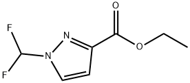 ethyl 1-(difluoroMethyl)-1H-pyrazole-3-carboxylate Struktur