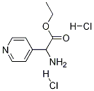 Ethyl 2-Amino-2-(4-pyridinyl)acetate Dihydrochloride Structure