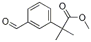 methyl 2-(3-formylphenyl)-2-methylpropanoate 化学構造式