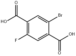2-BroMo-5-Fluoroterephthalic acid Struktur