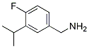 4-FLUORO-3-ISOPROPYL-BENZYLAMINE Structure