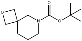 2-oxa-6-azaspiro[3,5]nonane-6-carboxylic acid tert-butyl ester Structure