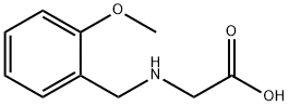 N-(2-メトキシベンジル)グリシン 化学構造式