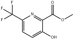 Methyl 3-hydroxy-6-(trifluoromethyl)pyridine-2-carboxylate Struktur