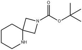 2-BOC-2,5-二氮杂螺[3.5]壬烷 结构式