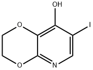 7-Iodo-2,3-dihydro-[1,4]dioxino[2,3-b]pyridin-8-ol Struktur