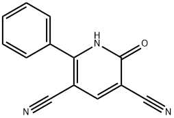 3,5-Dicyano-2-hydroxy-6-phenylpyridine Structure