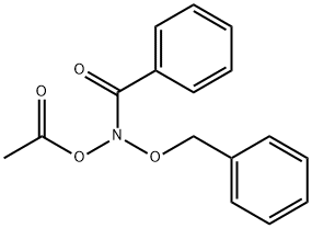 N-ACETOXY-N-BENZYLOXYBENZAMIDE Struktur
