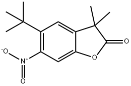 2(3H)-Benzofuranone, 5-(1,1-diMethylethyl)-3,3-diMethyl-6-nitro-, 1246213-39-7, 结构式