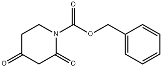 1-Piperidinecarboxylic acid, 2,4-dioxo-, phenylMethyl ester Structure