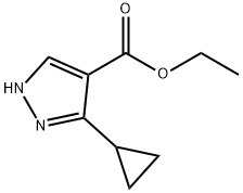 3-环丙基吡唑-4-甲酸乙酯, 1246471-38-4, 结构式