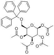 6-O-Trityl-1,2,3,4-tetra-O-acetyl-β-D-galactopyranose|