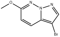 3-溴-6-甲氧基吡唑并[1,5-B]哒嗪, 1246552-73-7, 结构式
