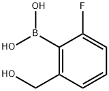 2-Fluoro-6-(hydroxymethyl)phenylboronic acid Structure