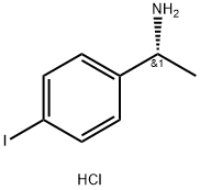 (R)-1-(4-碘苯基)乙胺盐酸盐, 1246649-06-8, 结构式