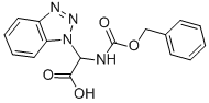 (苯并三唑-1-基)(苄氧羰基氨基)乙酸, 124676-19-3, 结构式