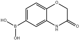 (3-Oxo-3,4-dihydro-2H-benzo[b]-[1,4]oxazin-6-yl)boronic acid Structure