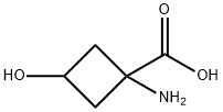 1-AMino-3-hydroxycyclobutanecarboxylic acid Struktur