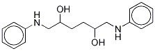 N,N-Diphenyl-2,5-dihydroxy-hexane-1,6-diamine Structure
