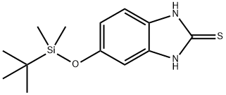 5-(tert-Butyldimethylsilyl)oxy-2-mercaptobenzimidazole, 1246814-75-4, 结构式