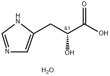 D-B-IMIDAZOLELACTIC ACID, MONOHYDRATE, 1246814-96-9, 结构式