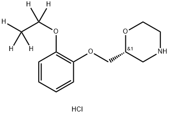 (R)-Viloxazine-d5 Hydrochloride Struktur