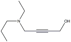 N-Ethyl-N-propyl-4-amino-2-butyn-1-ol Structure