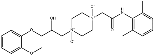 雷诺拉嗪BIS(N氧化物), 1246816-00-1, 结构式