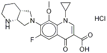 Moxifloxacin Hydrochloride-13CD3 Structure
