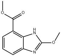 2-Methoxy-1H-benzimidazole-4-carboxylic Acid Methyl Ester Structure