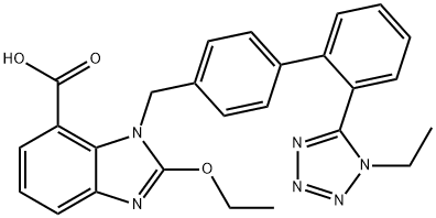 1H-1-Ethyl Candesartan 结构式