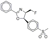 (4S,5R)-4-(Fluoromethyl)-4,5-dihydro-5-[4-(methylsulfonyl)phenyl]-2-phenyl-oxazole-d3 Structure