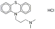 Promazine-d6 Hydrochloride Structure