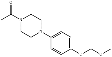 1-Acetyl-4-[4-(MethoxyMethoxy)phenyl]piperazine Structure