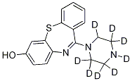11-(1-Piperazinyl-d8)-dibenzo[b,f][1,4]thiazepin-7-ol Structure