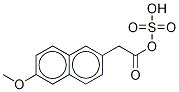 Demethyl Naproxen Sulfate Structure