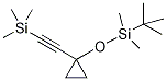 1-(tert-Butyldimethylsilyloxy)-1-(2’-trimethylsilyl)ethynyl-cyclopropane-d4 Structure