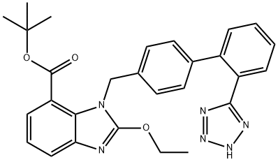 カンデサルタンTERT-ブチルエステル 化学構造式