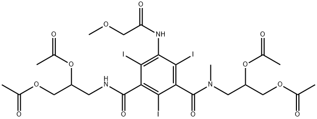 Tetra-O-acetyl Iopromide Structure